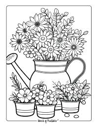 Garden Coloring Pages World Of Printables