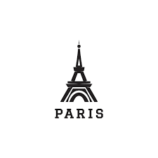 Paris Eiffel Tower Vintage Icon Logo