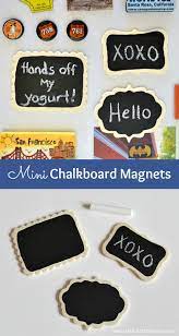 Diy Chalkboard Magnets Quick And Easy