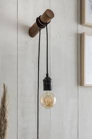 Buy Brown Bronx Plug In Wall Light From