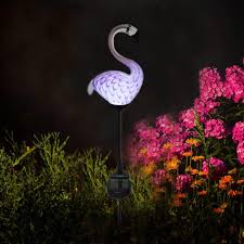Solar Magic Garden Lights Swan Outdoor