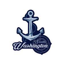 Sticker Seattle Washington Anchor