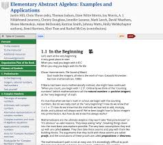 Abstract Algebra Examples And S