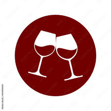 Clink Glasses Graphic Icon Cheers With