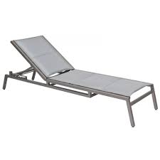 Aluminum Adjustable Padded Sling Chaise