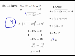 Radical Equations