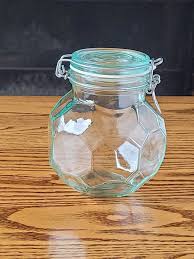Vintage Hermetic Glass Soccer Ball Jar