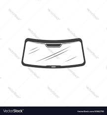 Car Windshield Glass Vehicle Part Icon