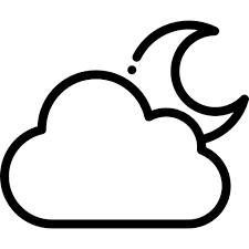 Cloudy Night Free Weather Icons