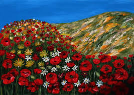 Red Poppies Painting By Liudmila