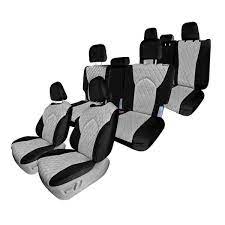 Fh Group Neoprene Custom Fit Seat Covers For 2020 2024 Toyota Highlander Gray Full Set