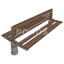 Bench Park Vector Vintage Isolated