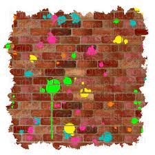 Airbrush Brick Wall Background Png
