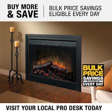Dimplex Bf33dxp 33 Deluxe Built In Electric Firebox Insert Black
