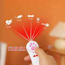multi pattern laser teasing cat toy