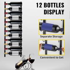 Vevor Wall Mounted Wine Rack 12 Bottles
