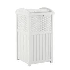 33 Gal Hideaway Trash Can For Patio