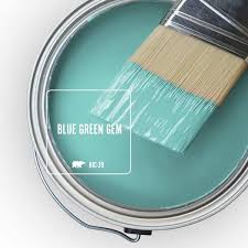 5 Gal Bic 39 Blue Green Gem Semi Gloss Enamel Low Odor Interior Paint Primer