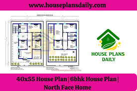 40x55 House Plan 6bhk House Plan