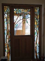 Stained Glass Door Glass Painting
