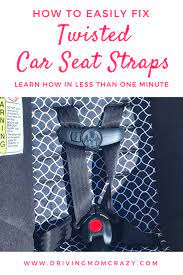 Fixing Twisted Car Seat Straps