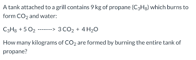 Answered A Tank Attached To A Grill
