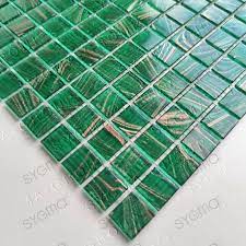 Green Glass Tile And Mosaic For