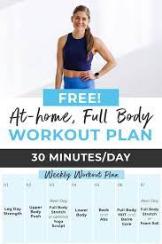 Free Weekly Workout Plan Full S