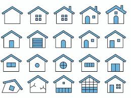 Simple Housing Icon Set Material