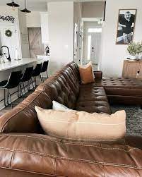 Baskove 4 Piece Leather Sectional With