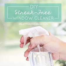 Homemade Window Cleaner With Vinegar