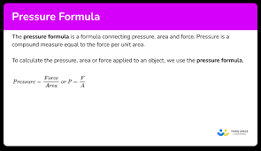 Pressure Formula Gcse Maths Steps