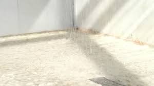 Floor Drain Running Water In Shower