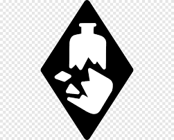 Glass Hazard Symbol Warning Sign Glass