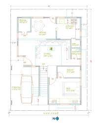 30x40 West Facing House Plan Duplex
