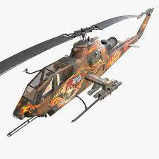 3d model bell ah 1s cobra jgsdf akane