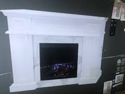 White Fire Place With Drawer General