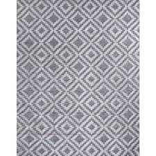 Samba Square Gray 8 Ft X 10 Ft Indoor Outdoor Patio Area Rug