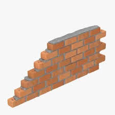 Brick Wall Section 01 3d Model