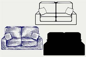 Sofa Furniture Svg Sofa Furniture