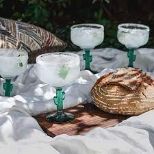 Libbey Cactus Margarita Glasses Set Of