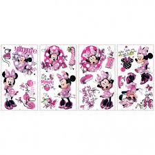 Minnie Mouse Wall Stickers With Gems