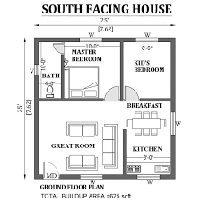 25 X25 South Facing House Design As