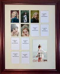 Cherry Mahogany Collage Picture Frame