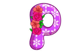 Cute Icon Spring Alphabet P Clipart