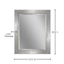 Deco Mirror 27 5 X 33 5 In H Framed
