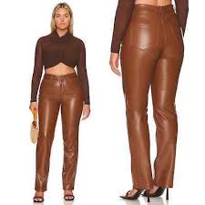Leather Faux Leather Good Icon Pants