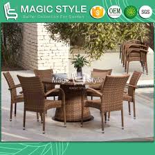 P E Wicker Dining Chair With Patio