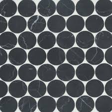 Daltile Uptown Glass Hexagon Ebony