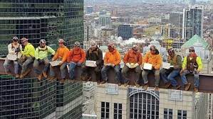 chicago iron workers recreate lunch